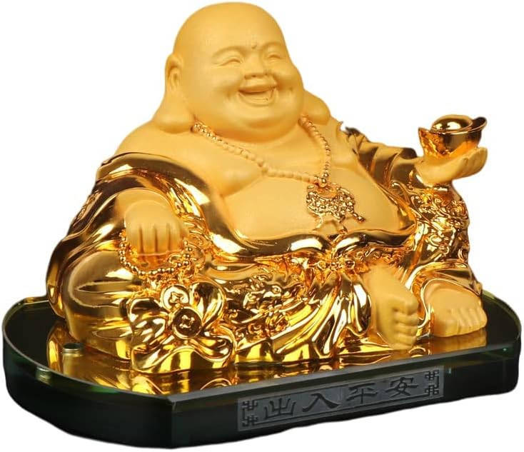 楽天市場】仏像 七福神 布袋様 布袋 置物 ゴールド 布袋さん 置物