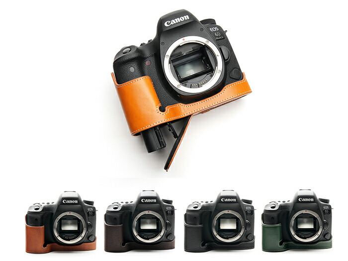 TP Original Canon EOS 6D Mark II 6D2 専用 オープナブルタイプ 本革 ボディケース サンディブラウン 底面開閉 (電池, SDカード交換可）｜イーサン恵