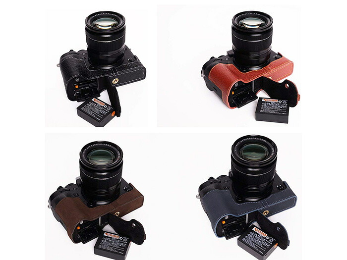 TP Original FUJIFILM XT3 X-T3 XT2 専用 オープナブルタイプ 本革 上半身容れもの 根もと開閉 (独居室, SD歌留多取り替えっこ可)