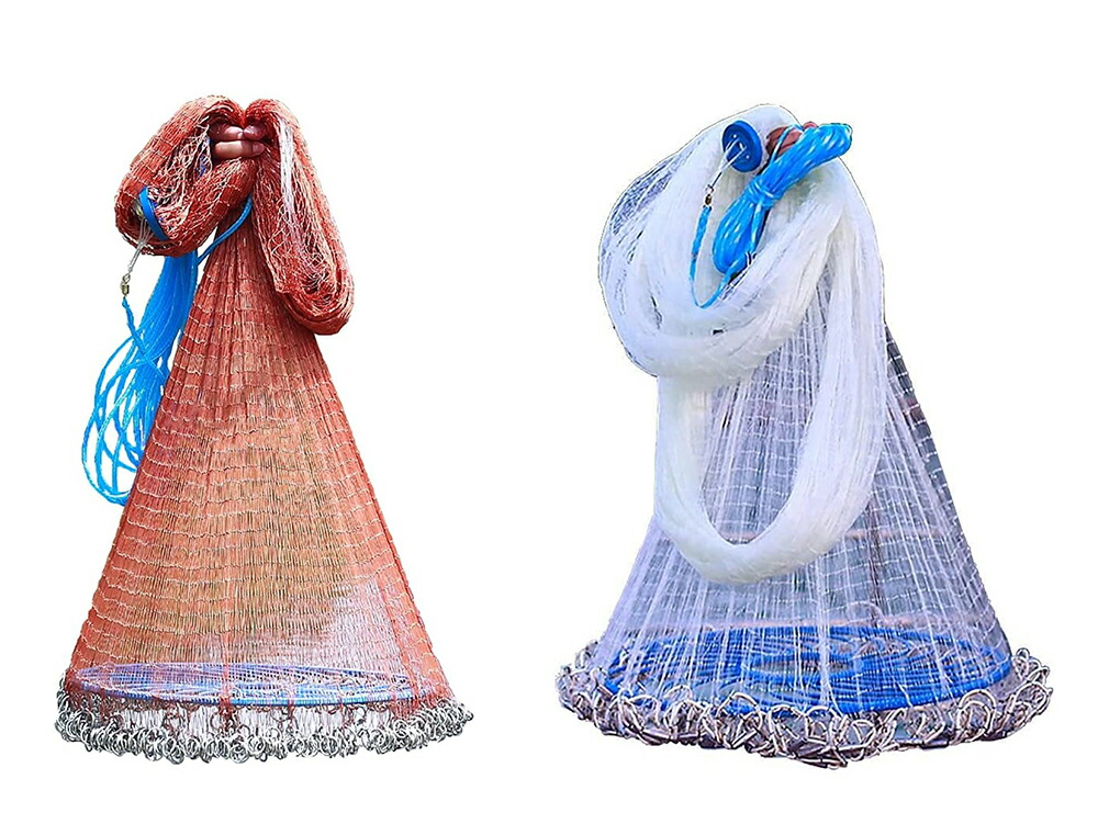 楽天市場】投網 ワカサギ用投網 cn-21-10 打網 唐網 投網漁 漁場