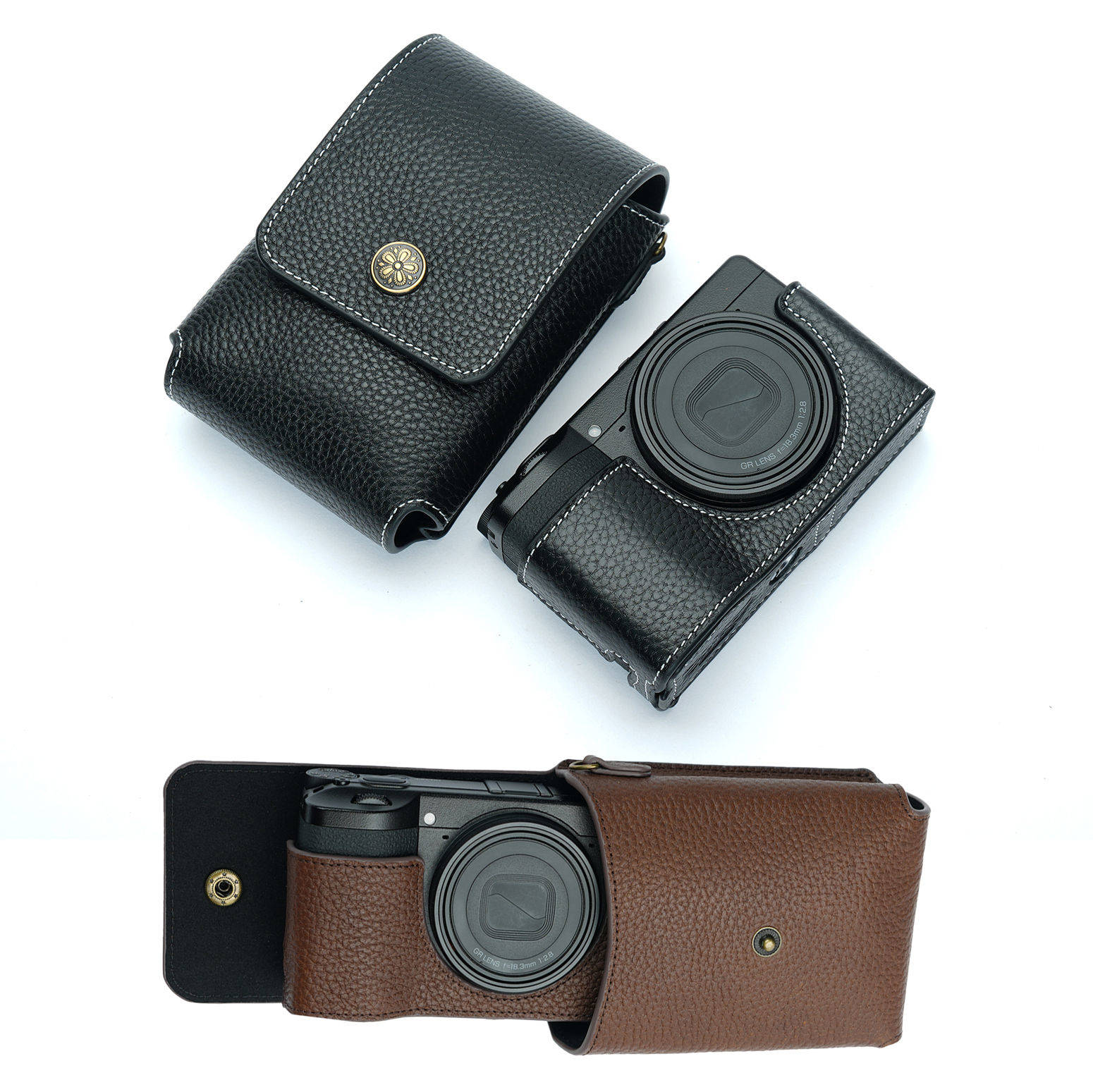 楽天市場】RICOH GR2 / GR 用 レザー ケース Brown ブラウン TP