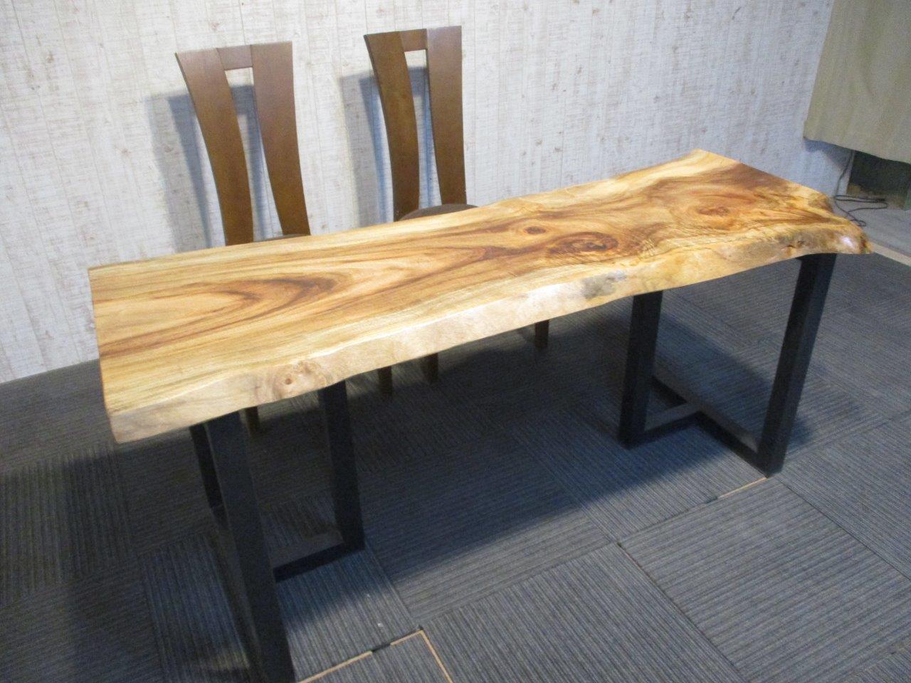 楽天市場】# 1339□ 楠 クス 一枚板 ダイニングテーブル ローテーブル