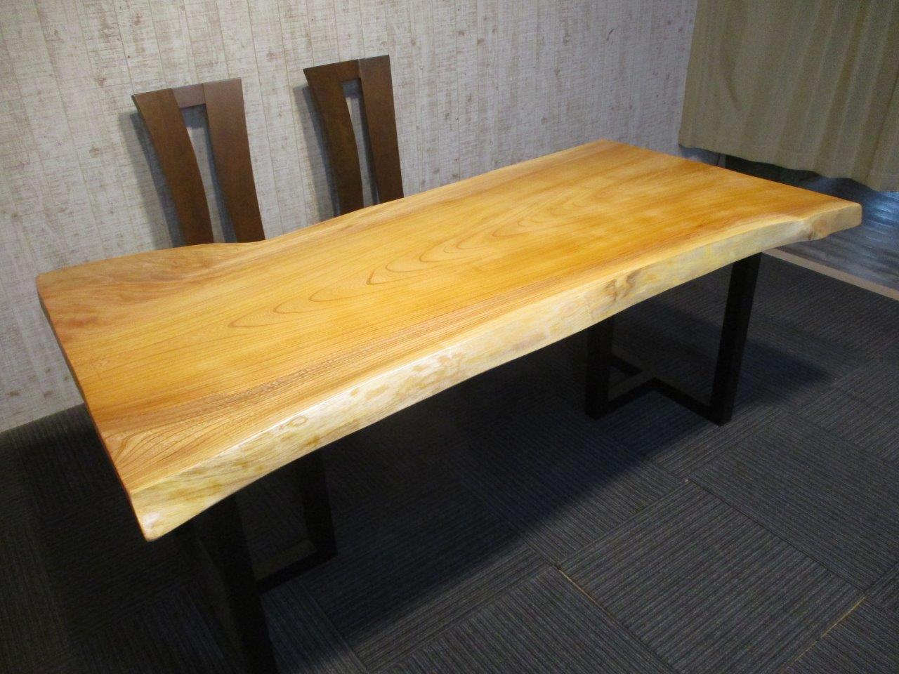 楽天市場】# 490□ 栂 ツガ トガ 一枚板 ダイニングテーブル ロー