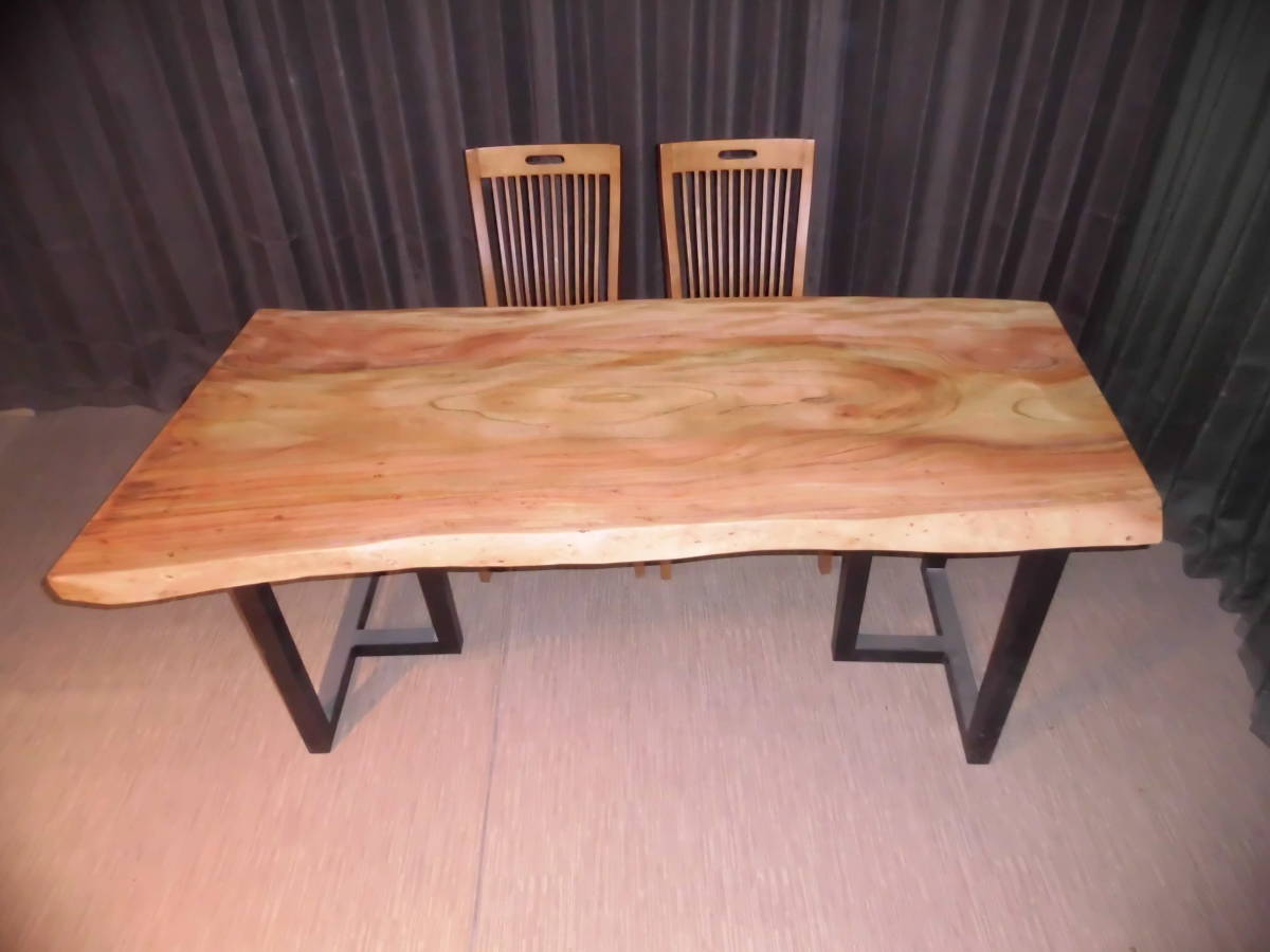 【楽天市場】一枚板 ケヤキ テーブル 無垢材 ダイニングテーブル