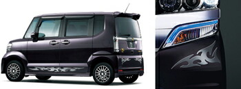 HONDA【ホンダ】純正部品 N-BOX+【エヌボックスプラス】サイドデカールフレア カー用品 車用品 部品 パーツ アクセサリ オプション 【宅配便のみ】|イスコウェブ