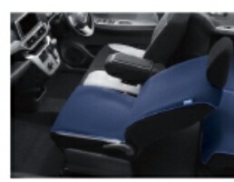 DAIHATSU【ﾀﾞｲﾊﾂ】純正用品 CAST【キャスト】シートエプロン（前席１脚分） カー用品 車用品 部品 ﾊﾟｰﾂ ｱｸｾｻﾘ ｵﾌﾟｼｮﾝ 【宅配便 中サイズ】