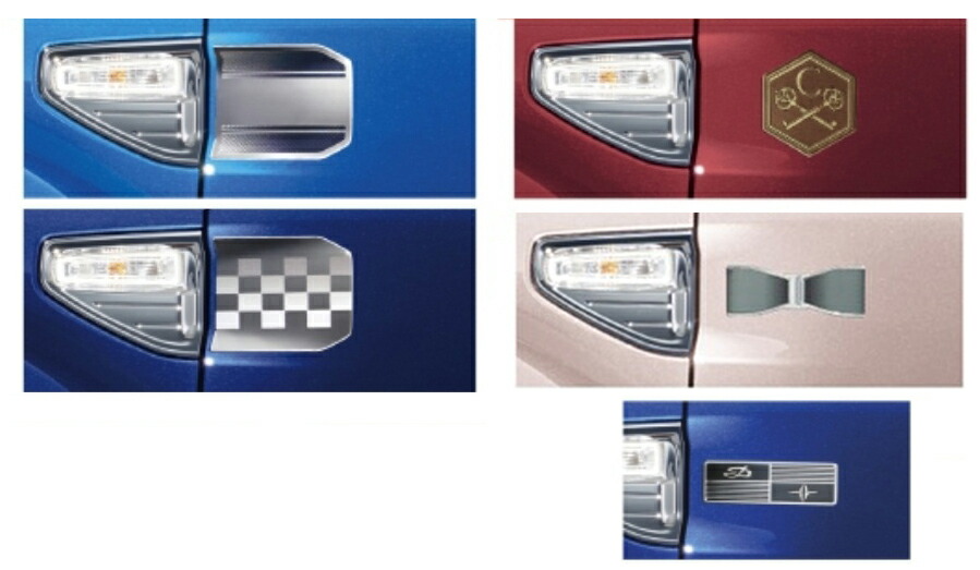 DAIHATSU【ﾀﾞｲﾊﾂ】純正用品 CAST【キャスト】フェンダーデカール カー用品 車用品 部品 ﾊﾟｰﾂ ｱｸｾｻﾘ ｵﾌﾟｼｮﾝ