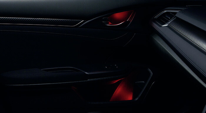 HONDA【ホンダ】CIVIC【シビック】 インナードアハンドル＆ドアポケットイルミネーション FC1 FK7 純正 用品 部品 ﾊﾟｰﾂ ｱｸｾｻﾘ ｵﾌﾟｼｮﾝ 【宅配便 小サイズ】