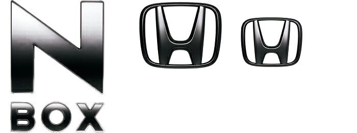 HONDA【ホンダ】N-BOX【エヌボックス】ブラックエンブレム(N-BOX用)JF3 JF4 純正 用品 部品 ﾊﾟｰﾂ ｱｸｾｻﾘ ｵﾌﾟｼｮﾝ【宅配便 小サイズ】｜イスコウェブ