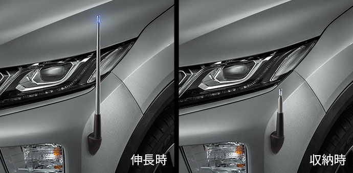 MITSUBISHI【ﾐﾂﾋﾞｼ】ECLIPSE CROSS【ｴｸﾘﾌﾟｽ ｸﾛｽ】 コーナーポール GK1W 純正 用品 部品 ﾊﾟｰﾂ ｱｸｾｻﾘ ｵﾌﾟｼｮﾝ 【宅配便 中サイズ】