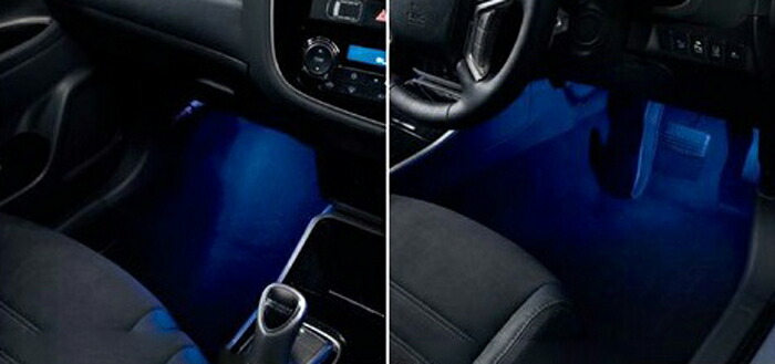 MITSUBISHI【ﾐﾂﾋﾞｼ】純正用品 OUTLANDER【ｱｳﾄﾗﾝﾀﾞｰ】フロアイルミネーション カー用品 車用品 部品 ﾊﾟｰﾂ ｵﾌﾟｼｮﾝ 【宅配便 小サイズ】