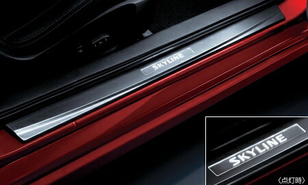 楽天市場】【V36系スカイラインクーペ】輸出仕様純正スカッフプレート