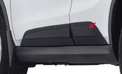 SUZUKI【スズキ】純正用品 ESCUDO【エスクード】サイドボディモール（ブラック） カー用品 車用品 部品 ﾊﾟｰﾂ ｱｸｾｻﾘ ｵﾌﾟｼｮﾝ 【大型商品】【配送日時指定不可】