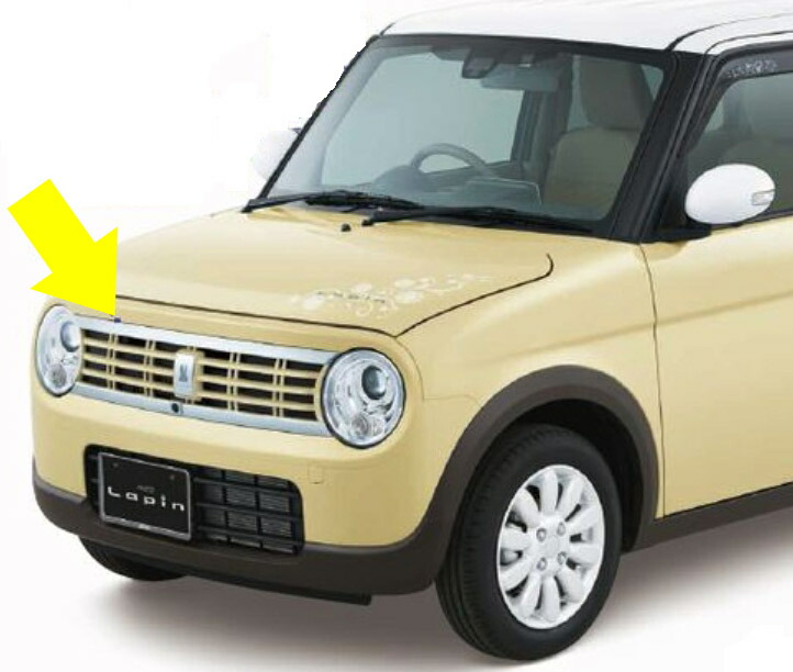 【新品未使用】アルトラパンXグレード 純正 フロントグリル HE33S ラパン フロントグリル（ガーリーエレガント/フロントカメラ有り車用