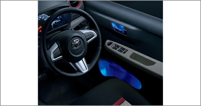 TOYOTA【トヨタ】PASSO【パッソ】700系 ドアハンドル&ポケットイルミネーション(フロント) M700 純正 用品 部品 パーツ アクセサリ オプション 0852D-B1030 【宅配便 小サイズ】