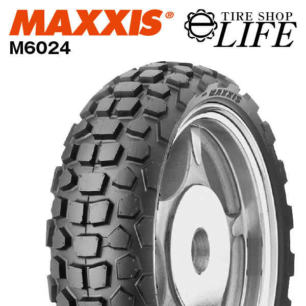 MAXXIS マキシス バイクタイヤ M6024 130/60-13 53J TL オフロード カスタム 新品【2021年製】 | タイヤショップ　 e-life