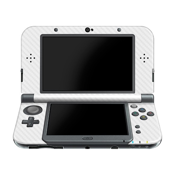 楽天市場 ネコポス送料無料 ニンテンドー New 3ds Ll ケースより外観を美しく上品に 新型 New 3ds Ll カーボン調プレミアムスキンシール カーボンホワイト Rcp 10p23apr16 Iselect Online 楽天市場店