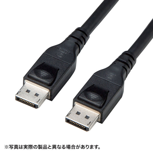 【送料無料】 SANWA SUPPLY（サンワサプライ） DisplayPort 1.4 ACTIVEケーブル KC-DP14A100 DisplayPort パソコン ディスプレイ ケーブル HBR3 8K ダイナミック HDR対応 DSC1.2規格 画像 音声 オーディオストリーム ディスプレイ 数珠つなぎ ハブ マルチディスプレイ