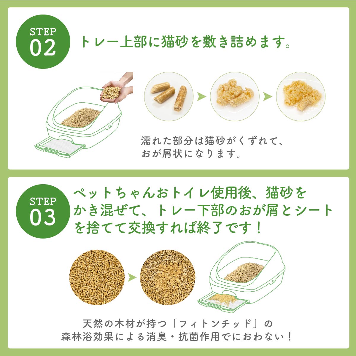 猫砂木質ペレット20kg(約33L)崩れるタイプ(ダンボール内のポリ袋に20kg入り)燃料にも