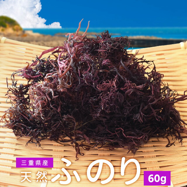 【楽天市場】ふのり 60g 三重県産 メール便送料無料 天然 国産 海藻 NP：伊勢鳥羽志摩特産横丁