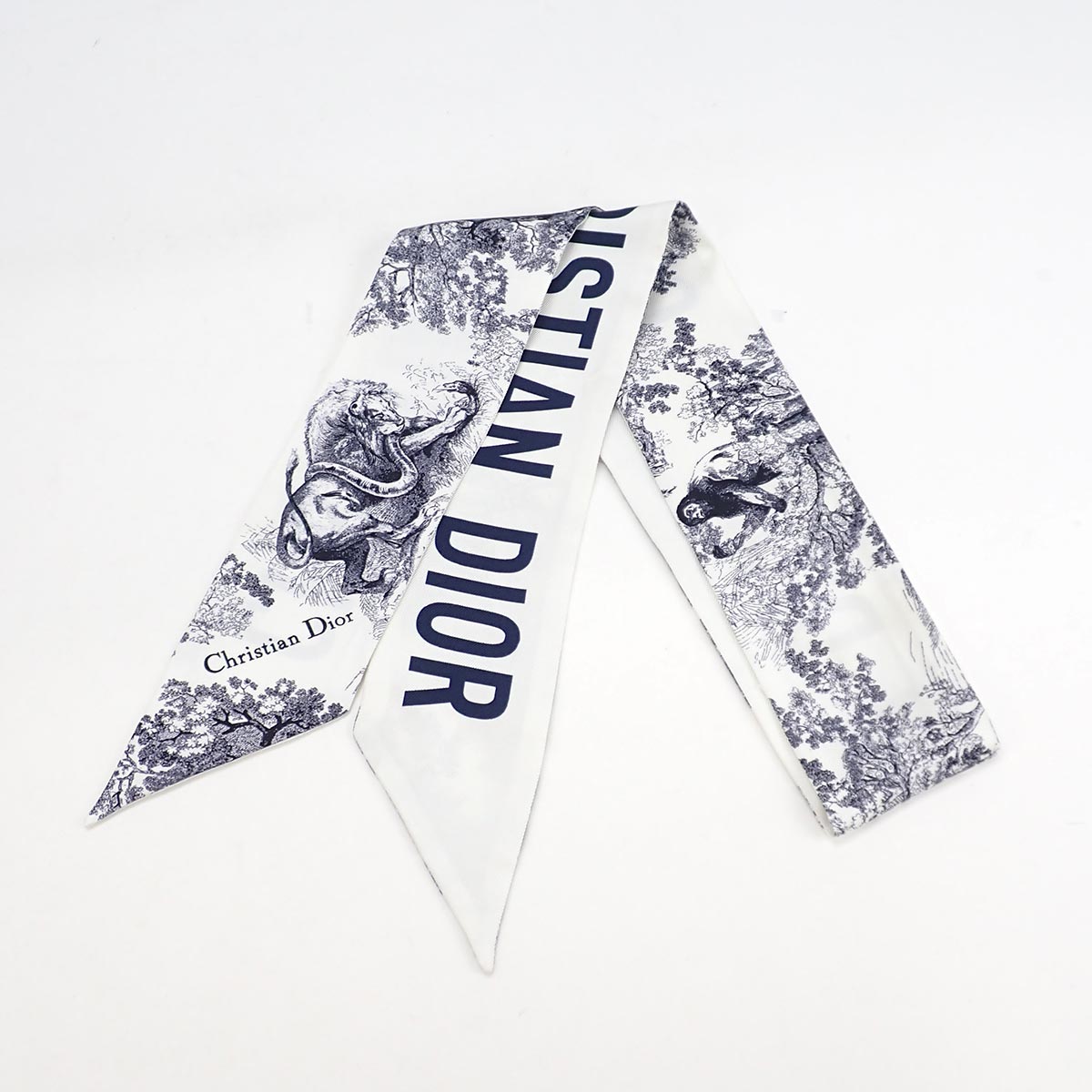 中古 辛口評価 Abランク Christian Dior クリスチャン ミッツァ スカーフ トワル ドゥ ジュイ シルクツイル スカーフ 94toj106i600 C512 シルク100 ブルー Sfeah Com