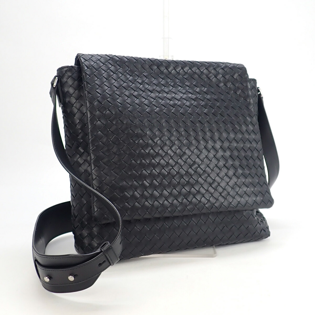 10％OFF】 ボッテガ レザー ショルダーバッグ イントレチャート 