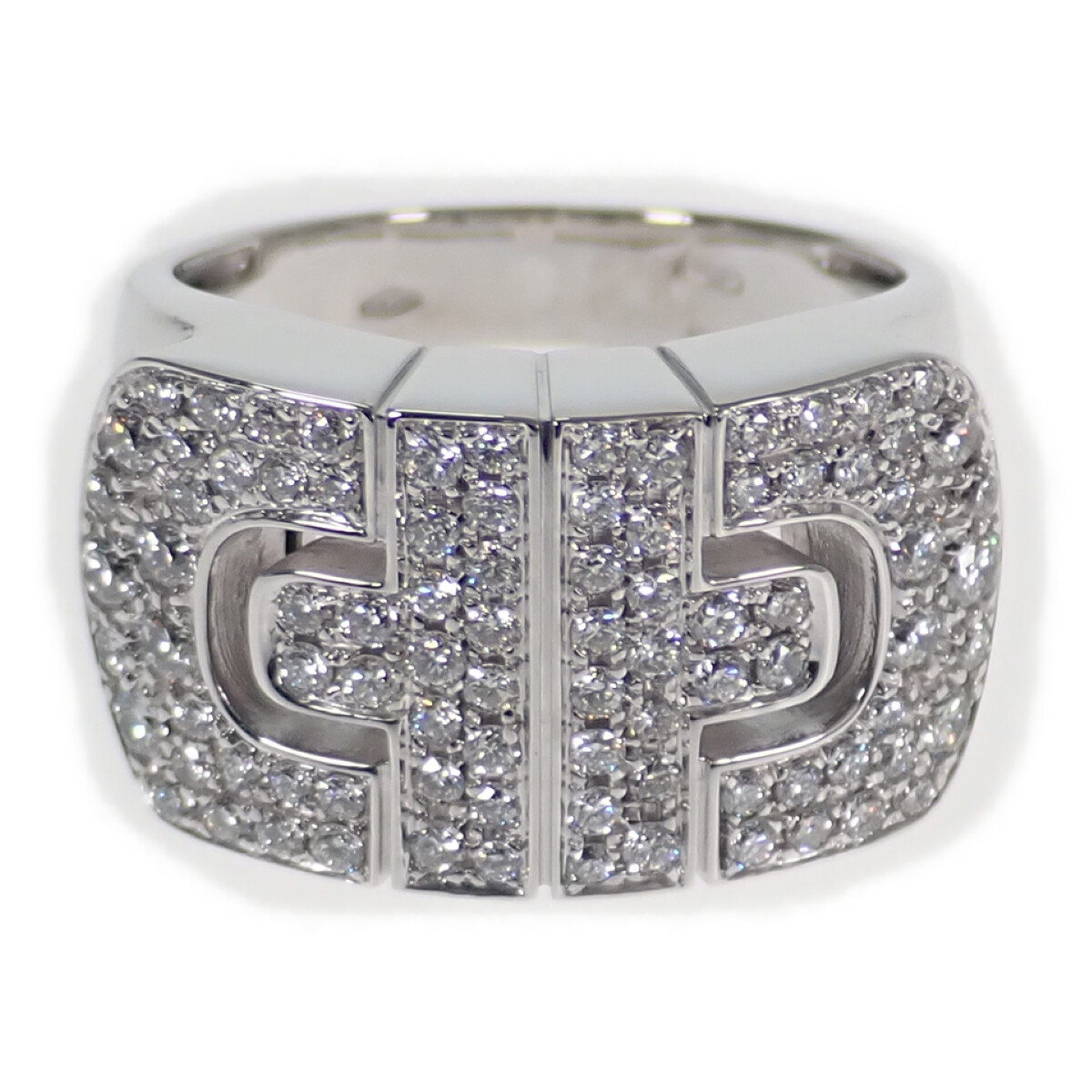 【楽天市場】【中古】【Aランク】BVLGARI ブルガリ K18WG パレンテシ リング 指輪 2337AL ダイヤモンド サイズ15 ゲージ