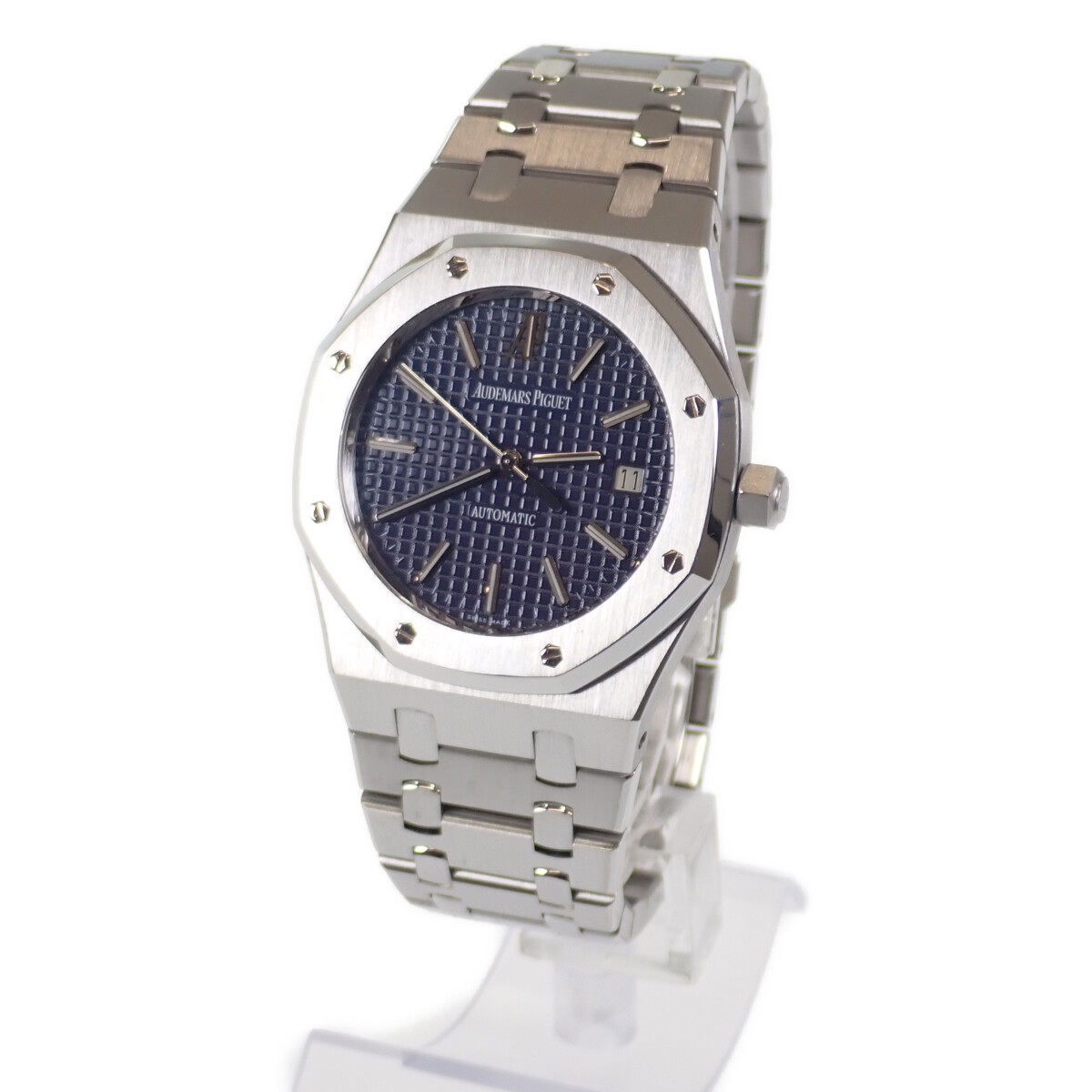 AUDEMARS PIGUET オーデマピゲ ロイヤルオーク 15300ST.OO.1220ST.02 ブルー文字盤 シースルーバック 腕時計【ISEYA】