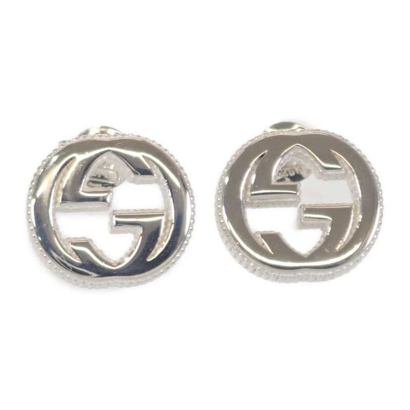 ⭐極美品⭐GUCCI　Gロゴ　シルバー925　ピアス 匿名配送】GUCCI GGロゴ シルバー ピアス ❤︎