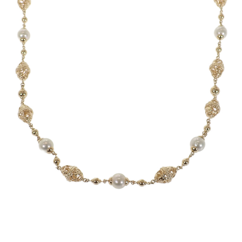 ミキモト MIKIMOTO あこや真珠　ベビーパール　ネックレス　3.5〜4mm ヴィンテージあこやネックレス4.5mm珠38cm