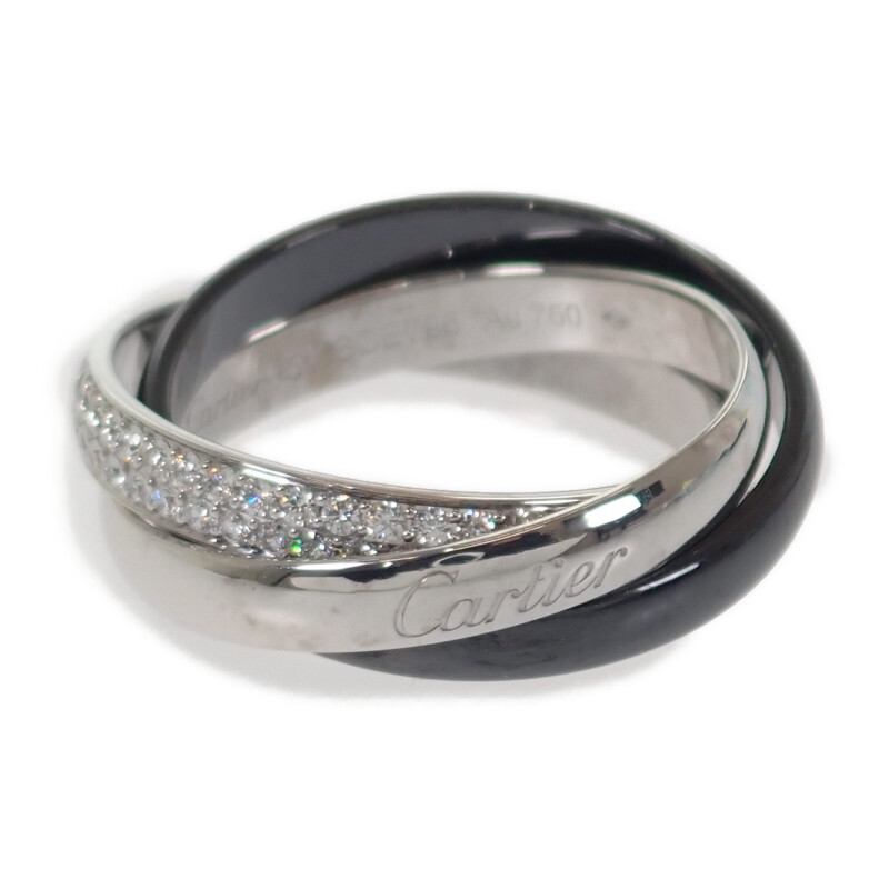 楽天市場】カルティエ Cartier リング トリニティ SM スモール 日本