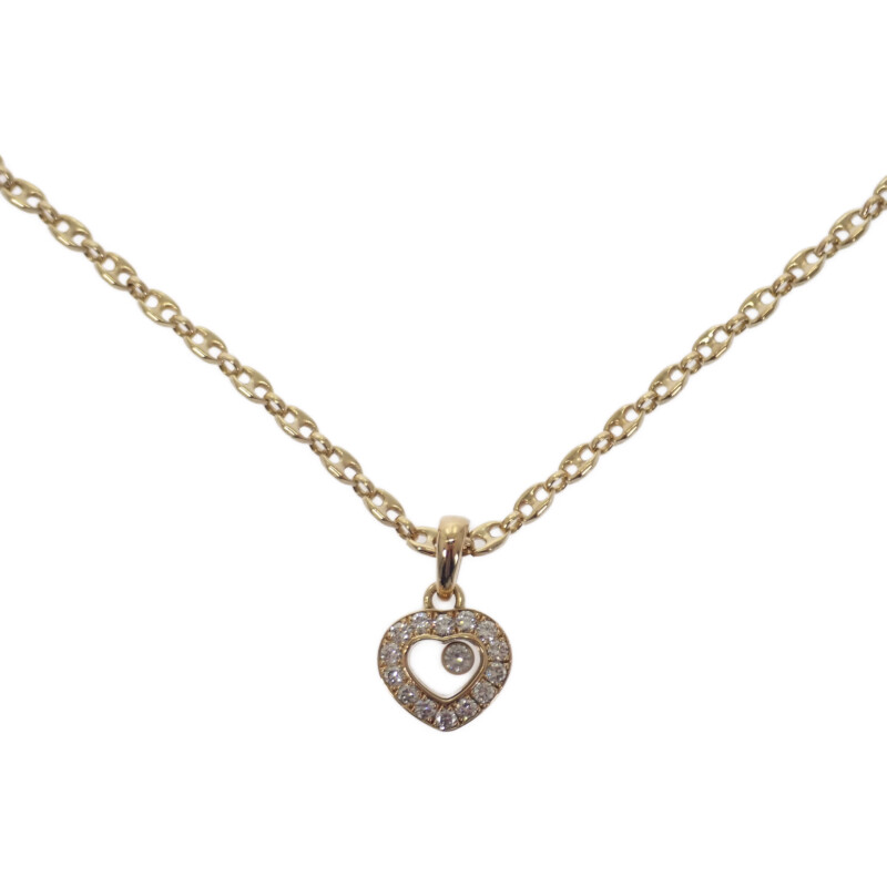 【Chopard】 ショパール ハッピーダイアモンドネックレストップ ショパール Chopard ハッピーダイヤモンド ネックレス 18金 K18