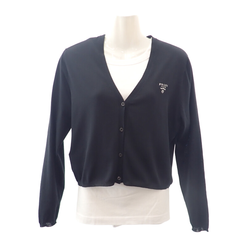 PRADA カーディガン サイズ38 三越伊勢丹 | PRADA/プラダ_Women通販 | クロップド コットン