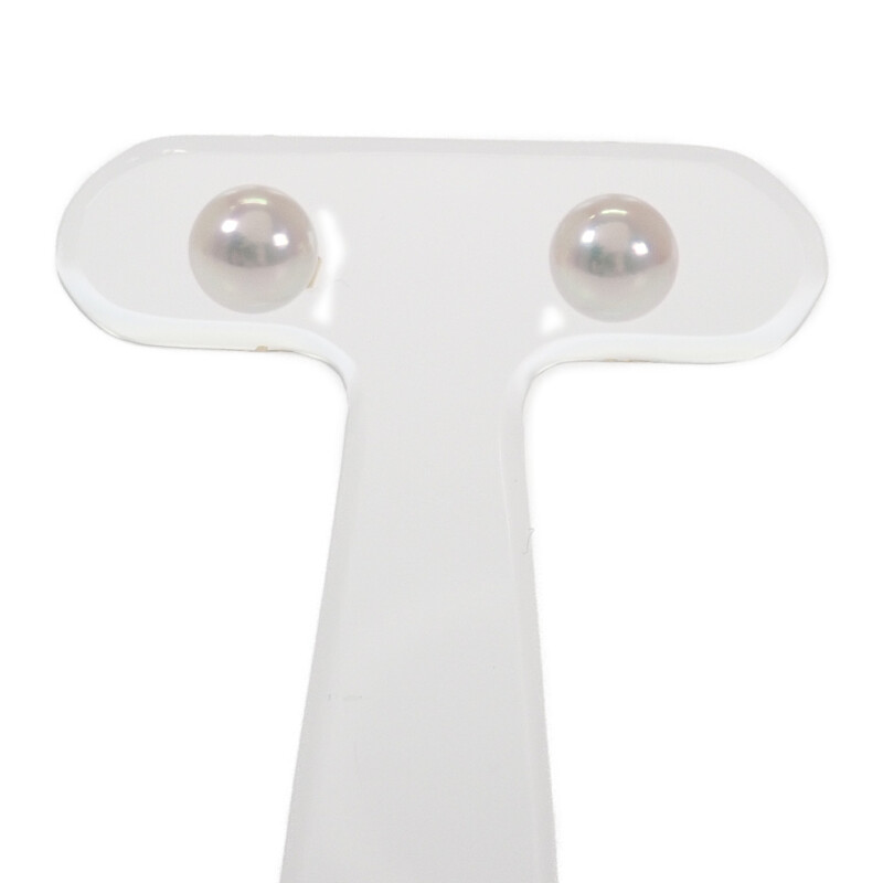 MIKIMOTO　ミキモト　素敵な揺れる天然アコヤ本真珠ピアス　K18　片方のみ MIKIMOTO ミキモト ピアス 黒蝶真珠 9.8mm パール K18 750 新品