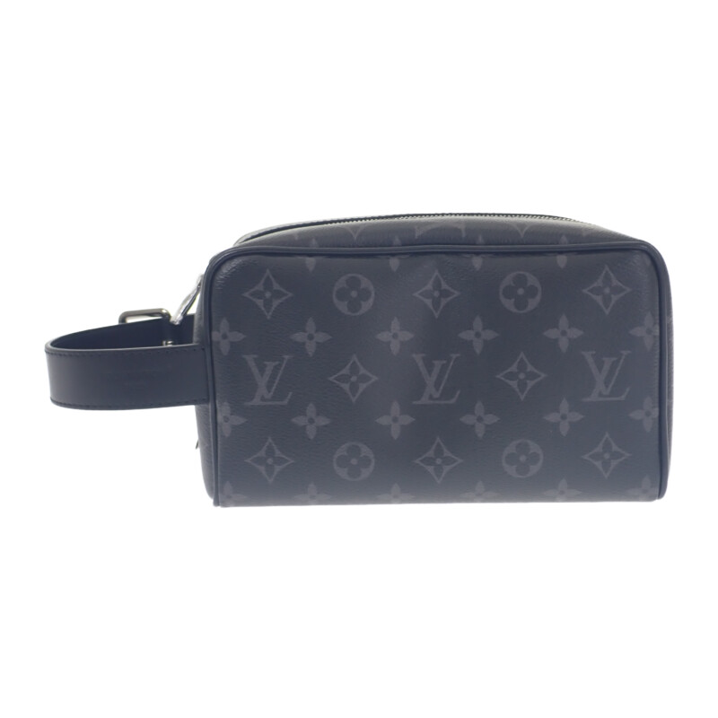 LOUIS VUITTON ポーチ エクリプス ロッカー ドップキット AB 黒 Locker Dopp Kit Monogram Eclipse Canvas - Men - Travel