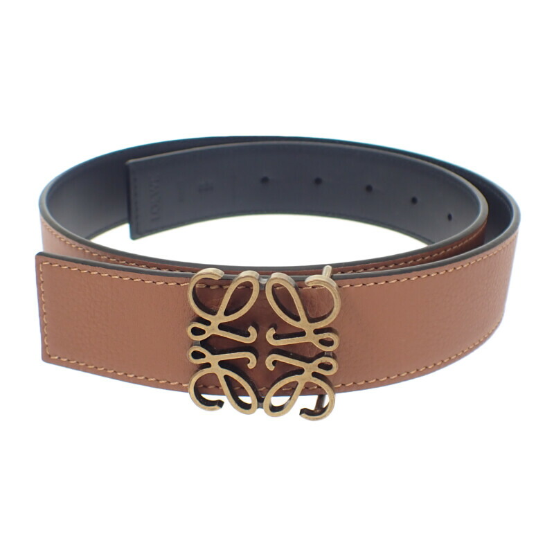 LOEWE　ベルト LOEWE ロエベ CHUNKY ANAGRAM BELT/アナグラム バックル レザー