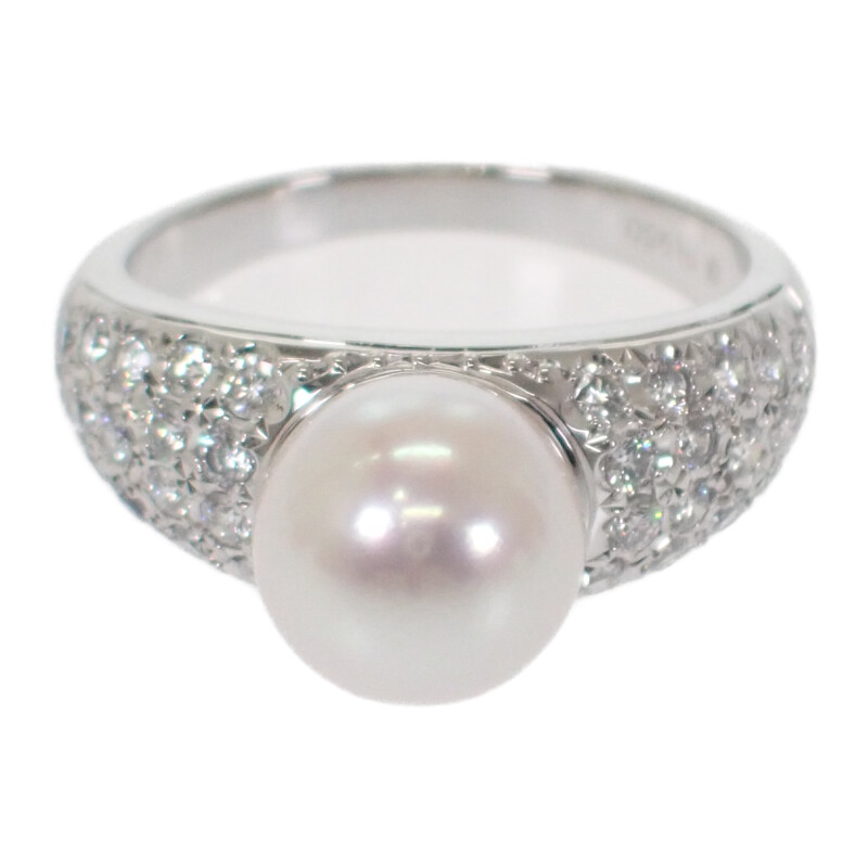 楽天市場】ミキモト MIKIMOTO pt950 プラチナ 8mm 珠 パール 真珠 付