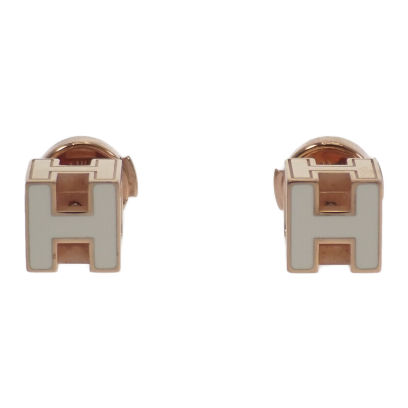 楽天市場】エルメス HERMES カージュ ド アッシュ Hキューブ ピアス