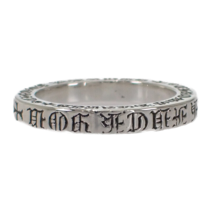 クロムハーツ CHROME HEARTS スペーサー ファックユー 3mm リング 2356-304-9301-9207 16号 シルバー925 Ag925 指輪 メンズ ジュエリー ギフト【中古】【Aランク】