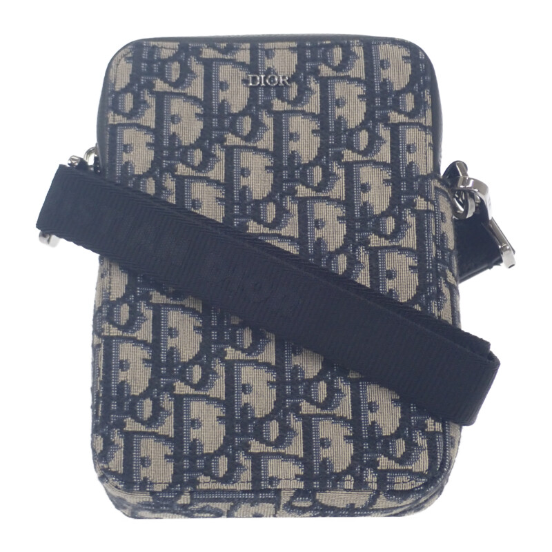 極美品！Dior ライダー マイクロポーチ オブリーク 2wayショルダーバッグ Dior】クリスチャンディオール ライダー マイクロポーチ ショルダー