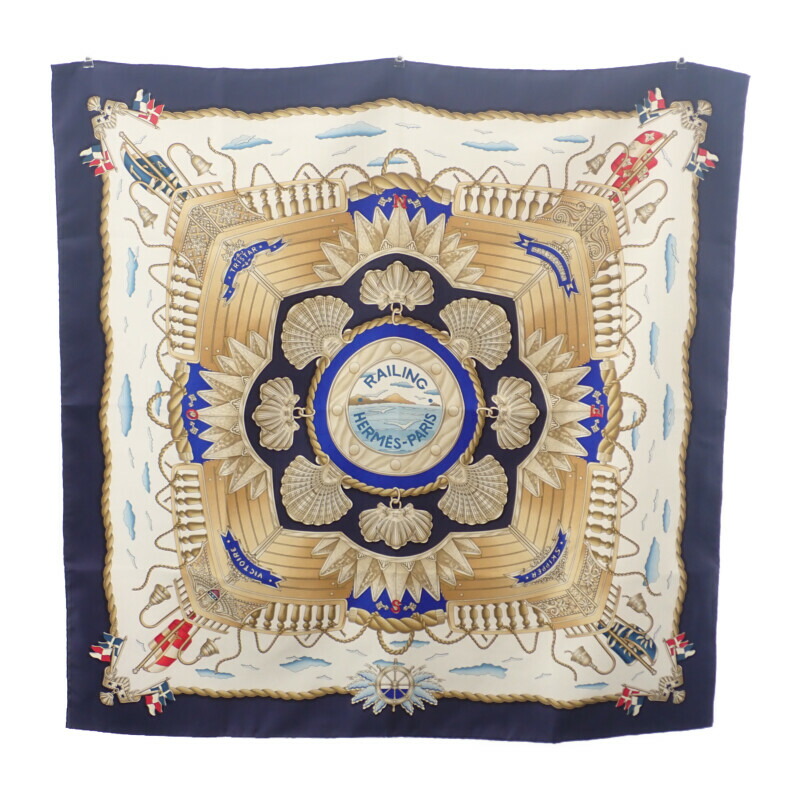 楽天市場】【未使用品】HERMES エルメス スカーフ カレ 90 シルク100