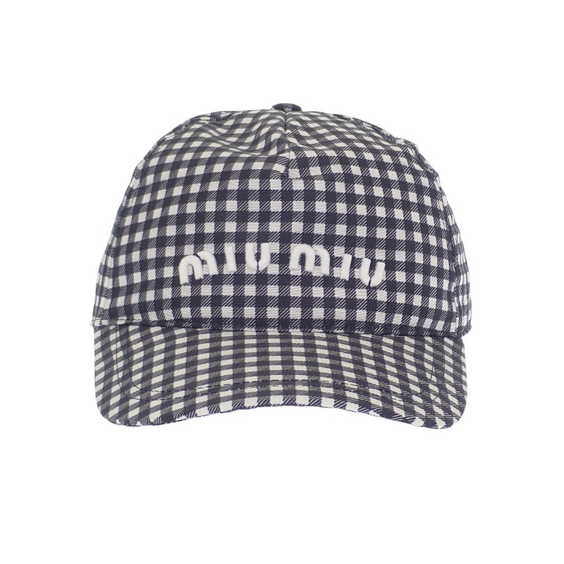 楽天市場】【ミュウミュウ】Miu Miu ロゴ刺繍 コットン ベースボール