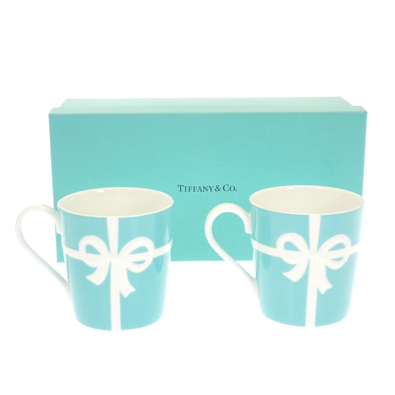 楽天市場】TIFFANY&Co.【ティファニー】 ペアマグカップ ブルーハンド