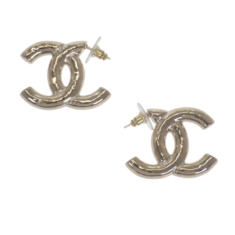 楽天市場】美品 シャネル ピアス ココマーク A26962 シルバー