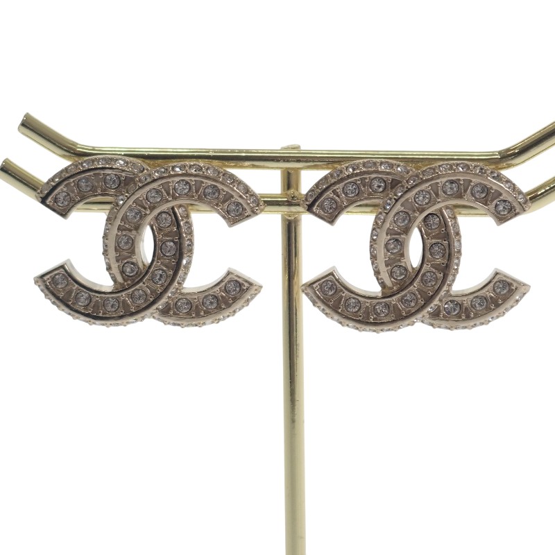 楽天市場】美品 シャネル ピアス ココマーク A26962 シルバー