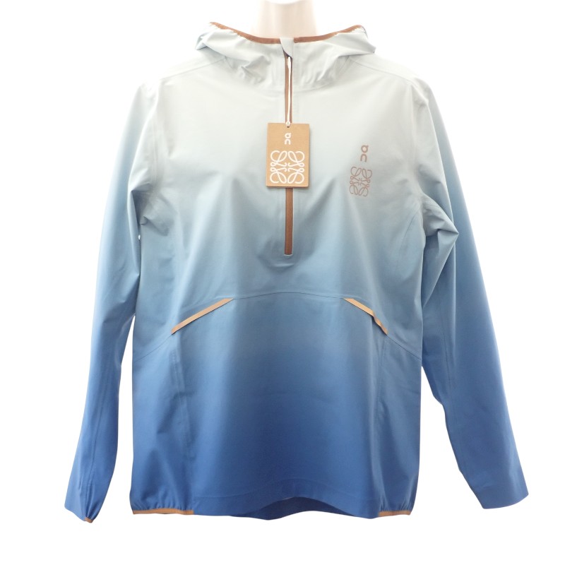ロエベ LOEWE Onコラボウェア M S929Y02X01 アノラック ウィンドブレーカー ポリエステル ブルー 青 レディース【中古】【Sランク】