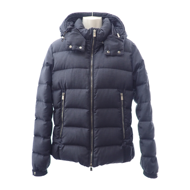 タトラス TATRAS DOMIZIANO サイズ3 MTAT20A4289-D ダウンジャケット ウール シルク ネイビー メンズ 【中古】【Aランク】