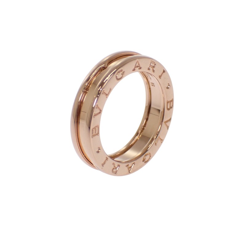 ブルガリ BVLGARI B-zero1 1ハンド 11号 336003 リング 指輪 18金 K18PG ピンクゴールド レディース 人気【中古】【Aランク】