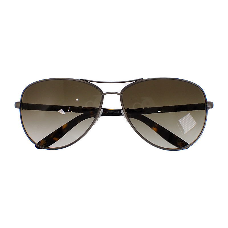 ボッテガヴェネタ BOTTEGA VENETA イントレチャート べっ甲色 B･V252F/S サングラス メタル ブラウン 61□12/135 レディース アイウェア【中古】【ABランク】
