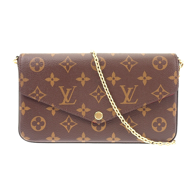 ルイヴィトン LOUIS VUITTON ポシェット･フェリシー M81896 モノグラム ショルダーバッグ フューシャ レディース 未使用 人気 定番【中古】【Sランク】